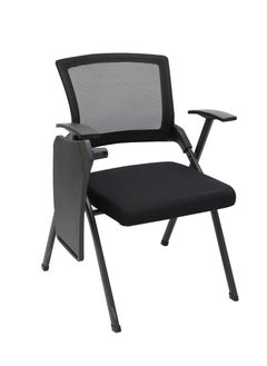 Multi Home Furniture Folding Training Chair with Mesh Back and Writing Pad MH-30-BLACK  - Image 3
