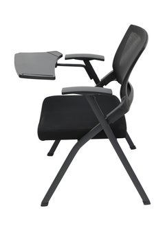 Multi Home Furniture Folding Training Chair with Mesh Back and Writing Pad MH-30-BLACK  - Image 4