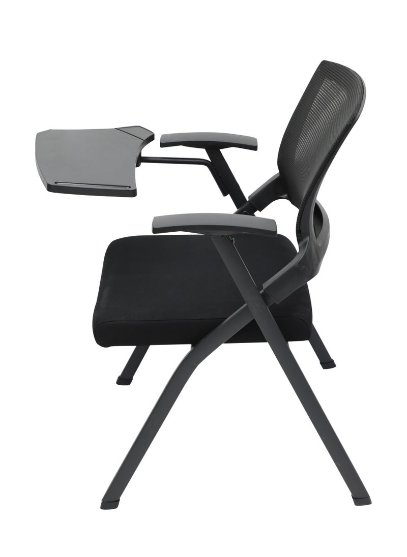 Multi Home Furniture Folding Training Chair with Mesh Back and Writing Pad MH-30-BLACK  - Image 4