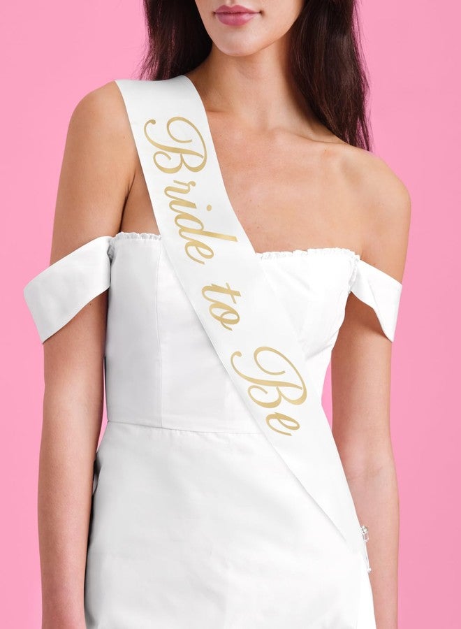 أكس أو، فيتي xo, Fetti Bride and Groom Sash Duo 2 Pack | White and Black satan, Gold Foil, Bridal Shower, Linegate Party, Bachelorette Decor, Wedding Mr & Mrs. - Image 5