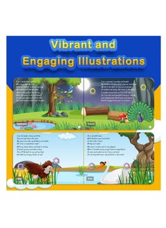Kiddale Pack of 2 Musical Wild Animals Nursery Rhymes and Chirping in The Sky Birds Rhymes Sound Book for 1+ Year Old|Interactive Touch n Play Sound Book|Learning & Education for 1-3 Years Old  - Image 3