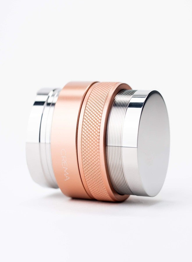 CREMA Coffee Products 46mm Hand Tamper & Coffee Distributor V2 | Compatible with Flair Pro and Pro 2 Portafilter | Double-Sided, Adjustable Depth Tool|Made with Durable 304 Stainless Steel|Rose Gold - Image 3