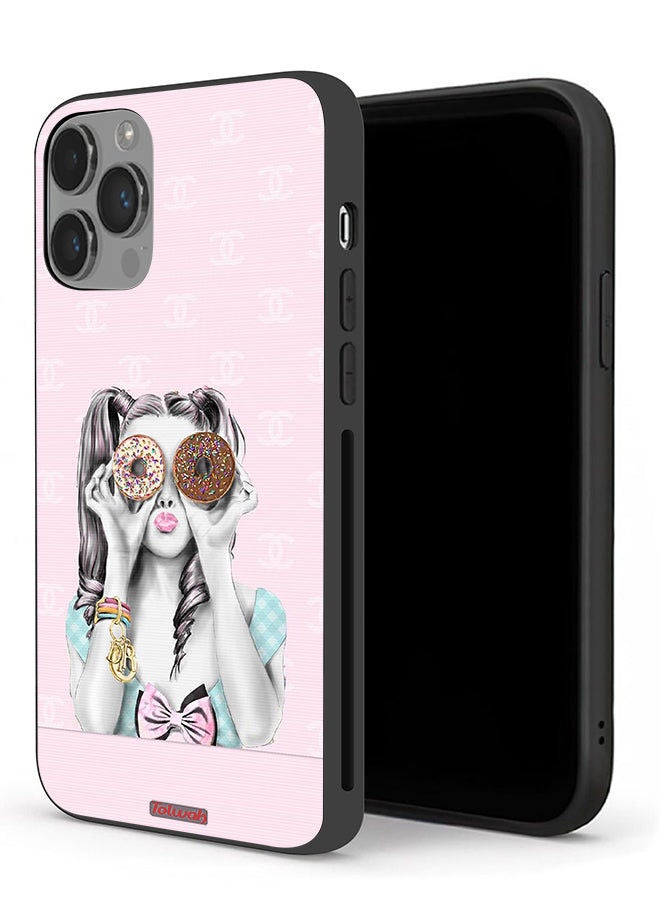 Tolwak Apple iPhone 14 Pro Max Protective Case Holding Two Donuts  - Image 1