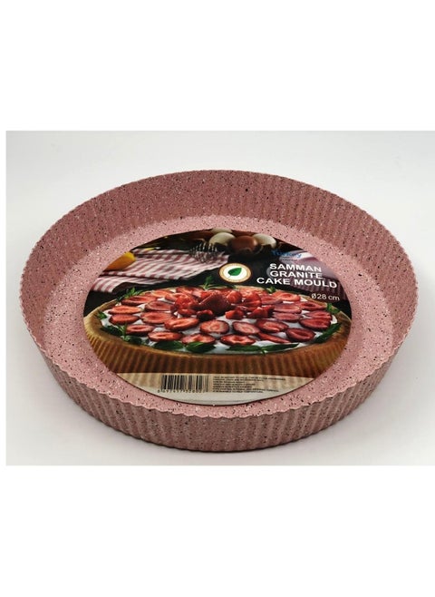 Granite Cake Tray 28 CM