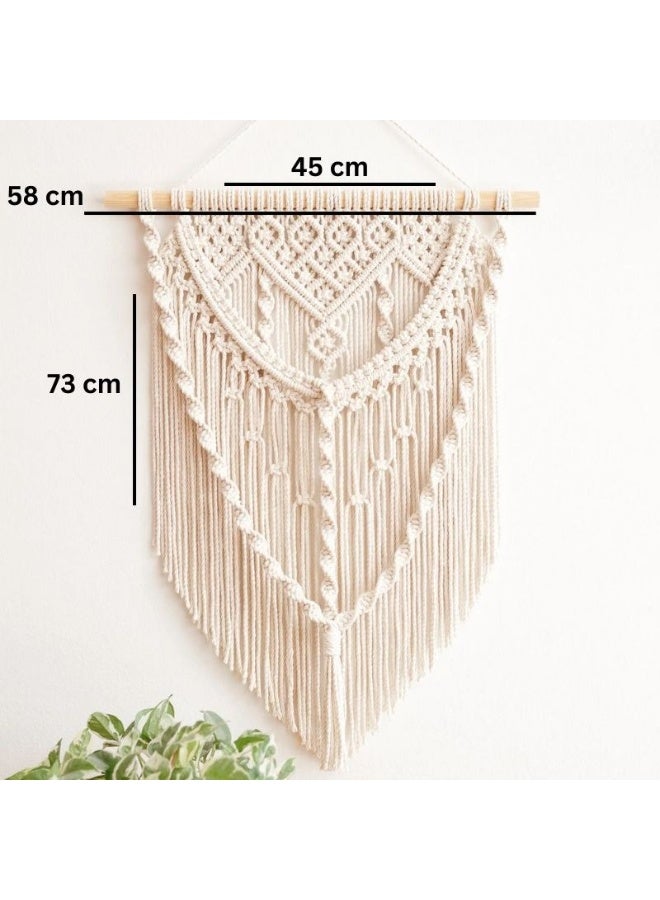 Home Gallery Macrame Pattern Wall Hanging Handmade  - Image 4