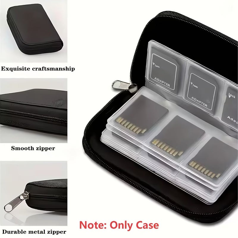 Purple 2 Pcs Portable Multifunctional PVC Storage Card Cases with 22 Slots for SD and CF Memory Cards - Image 5