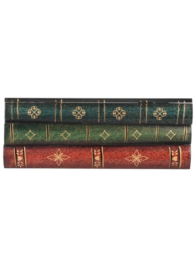 Book Tissue Dispenser Decorative Retro Environmentally Friendly Hand Painted Textured for napkin Holder - Image 5