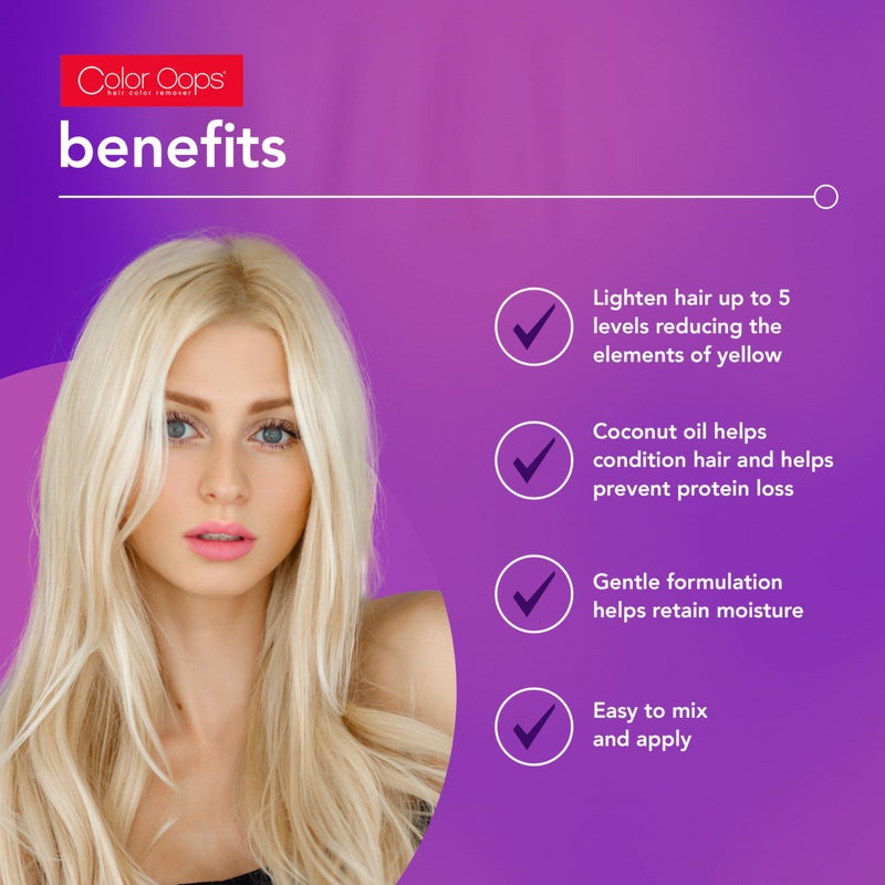 Color Oops Hi-Lift Bleach | Lifts 3-5 Levels | Nourishing & Moisturizing Formula - Image 4