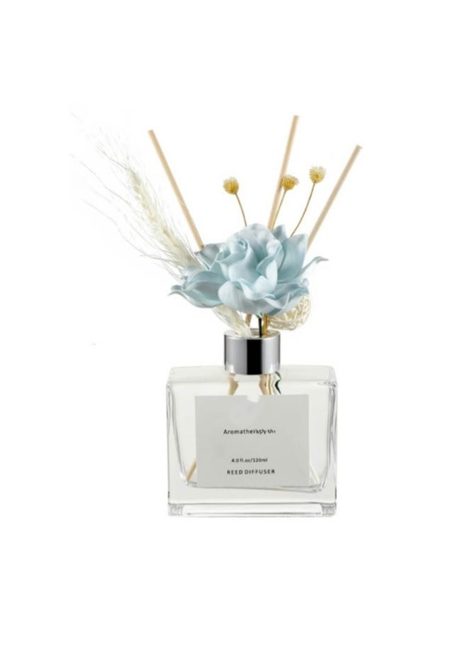 مجموعة معطرات الجو برائحة المحيط الأزرق، 120 مل، معطر جو مع أعواد، معطر جو منزلي، معطر جو، مناسب للمنزل والمكتب والحمام