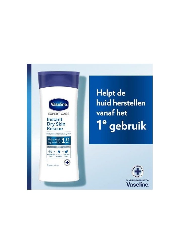 Vaseline Expert Care Instant Dry Skin Rescue Body Lotion, Lighting for Very Dry Skin - 1 x 400 ml - Image 3