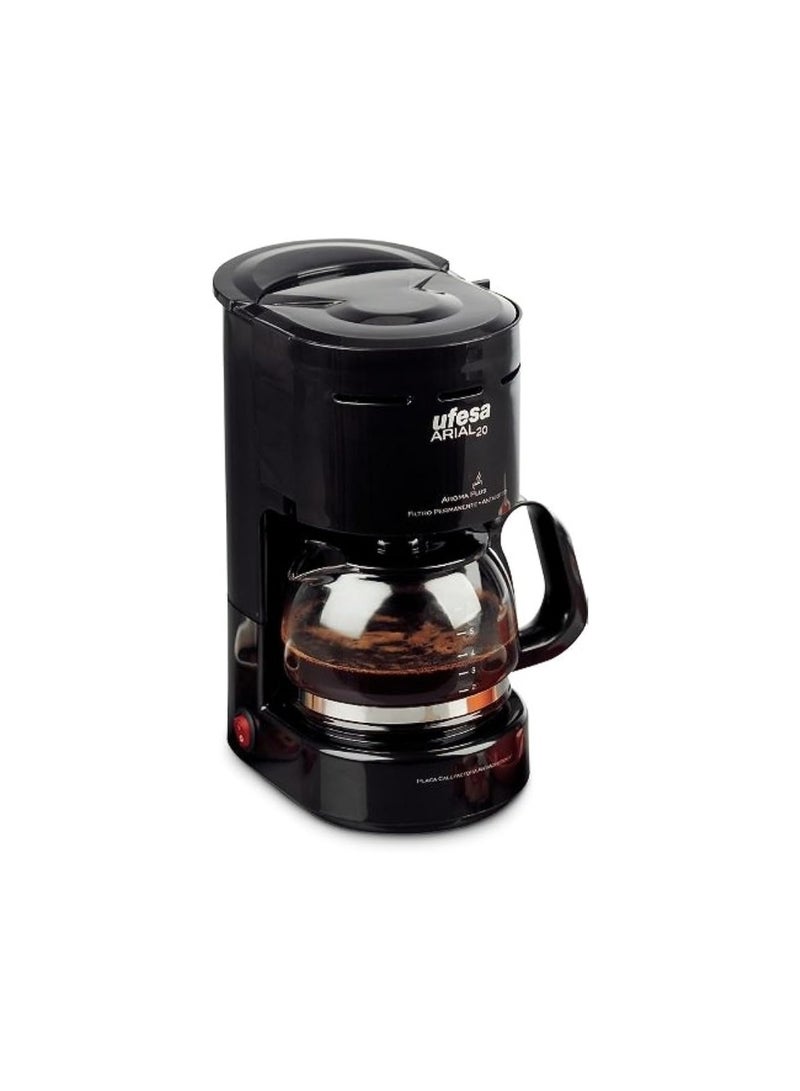 UFESA CG7215 Arial 20 Espresso Coffee Machine 15 Bar, 1L Water Tank, 230V, Compact & Easy to Clean – Black - Image 2
