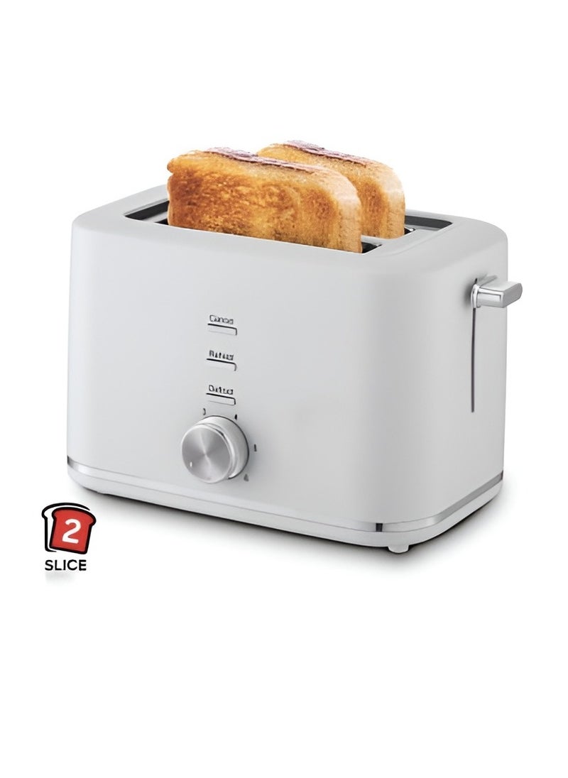 Generic 2 Slice Bread Toaster – 800W Cool Touch Toaster with 6 Browning Settings, Reheat/Defrost/Cancel Functions, Auto Shut-Off & Slide-Out Crumb Tray – Compact Electric Toaster for Breakfast  - Image 1