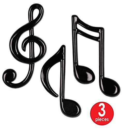 Beistle Molded Plastic Musical Notes - Image 4