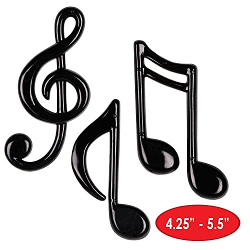 Beistle Molded Plastic Musical Notes - Image 2