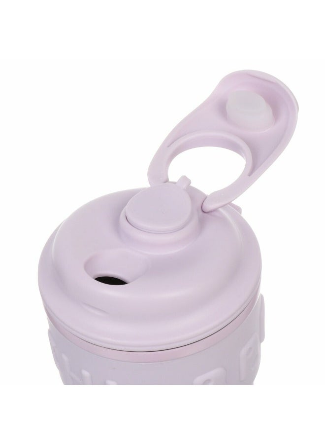 هابي هوم كوب قهوة معزول من الفولاذ المقاوم للصدأ، ساخن وبارد لساعات طويلة، مع غطاء سيليكون مضاد للانزلاق، مقاوم للانسكاب وسهل الشرب - 450 مل - Image 2