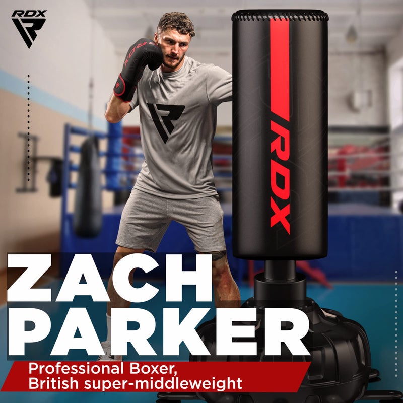 RDX Boxing Gloves, Pro Training Sparring, Maya Hide Leather, Muay Thai MMA Kickboxing, Men Women Adult, Heavy Punching Bag Focus Mitts Pads Workout, Ventilated Palm, Multi Layered, 8 10 12 14 16 18 Oz - Image 5