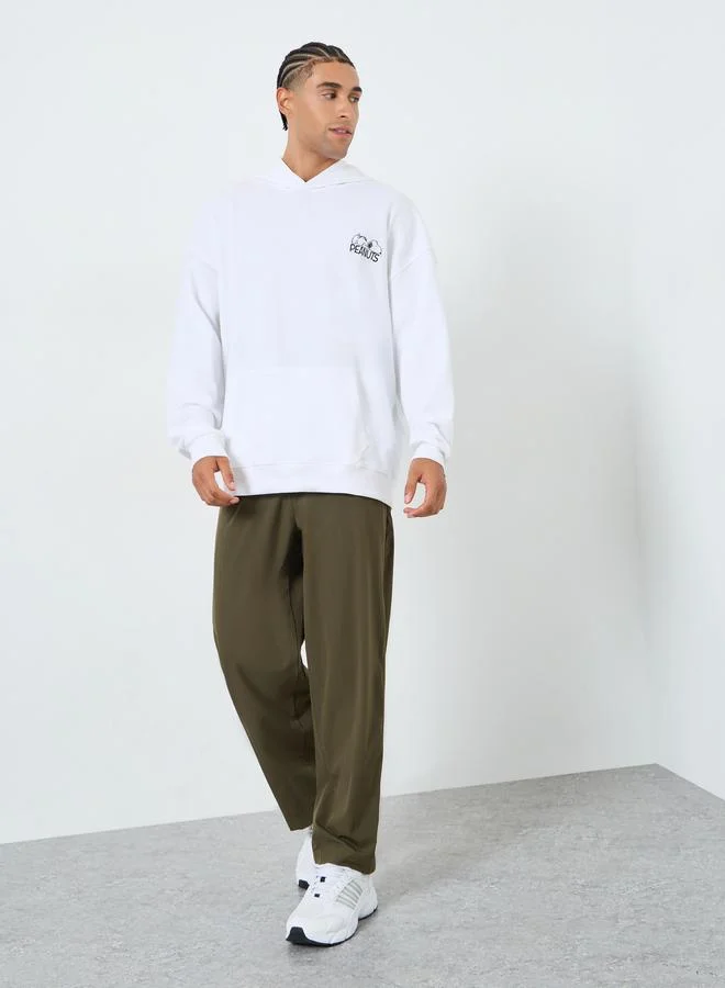 ستايلي هودي واسع بطبعة جرافيك