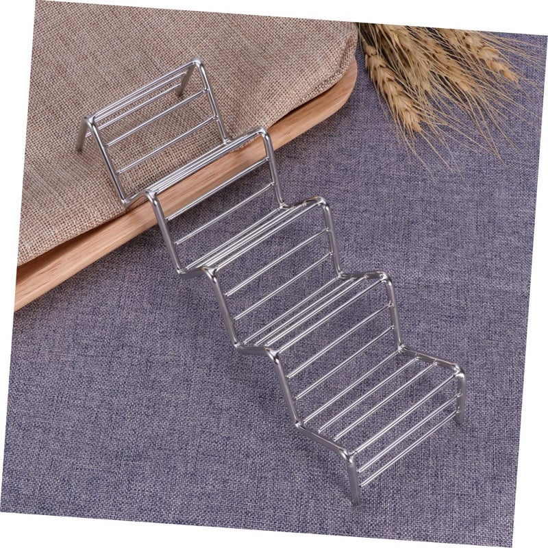 Stainless Steel Taco Holder Rack Dishwasher Safe Easy Clean Silver - Image 5