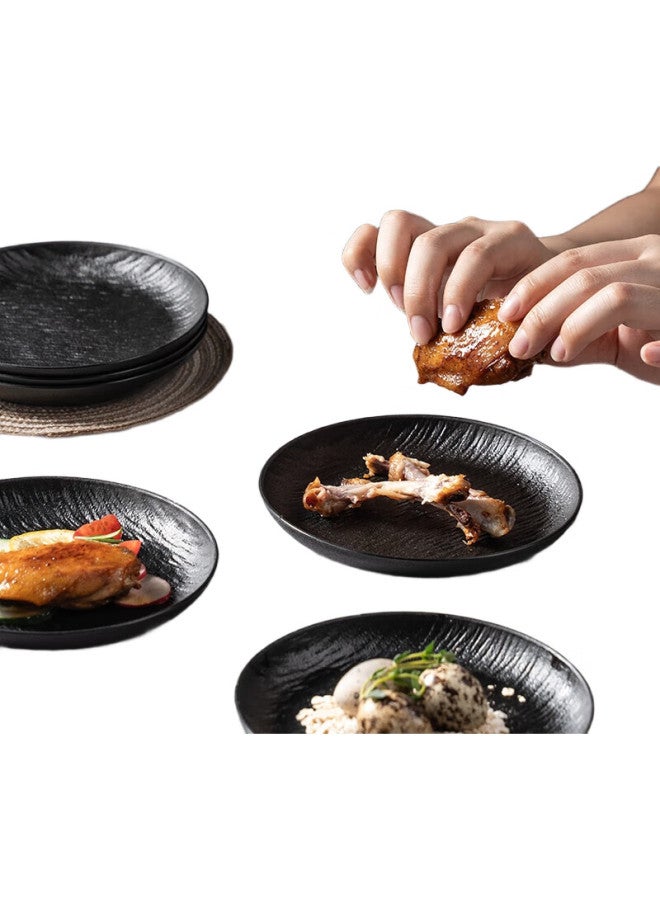 Caizhi Bone Disposal Plate, Household Dish, Snack Plate, Fruit Plate, Dining Table Garbage Dish, Bone And Food Waste Storage, Plastic Plate Cz6993 - Image 2