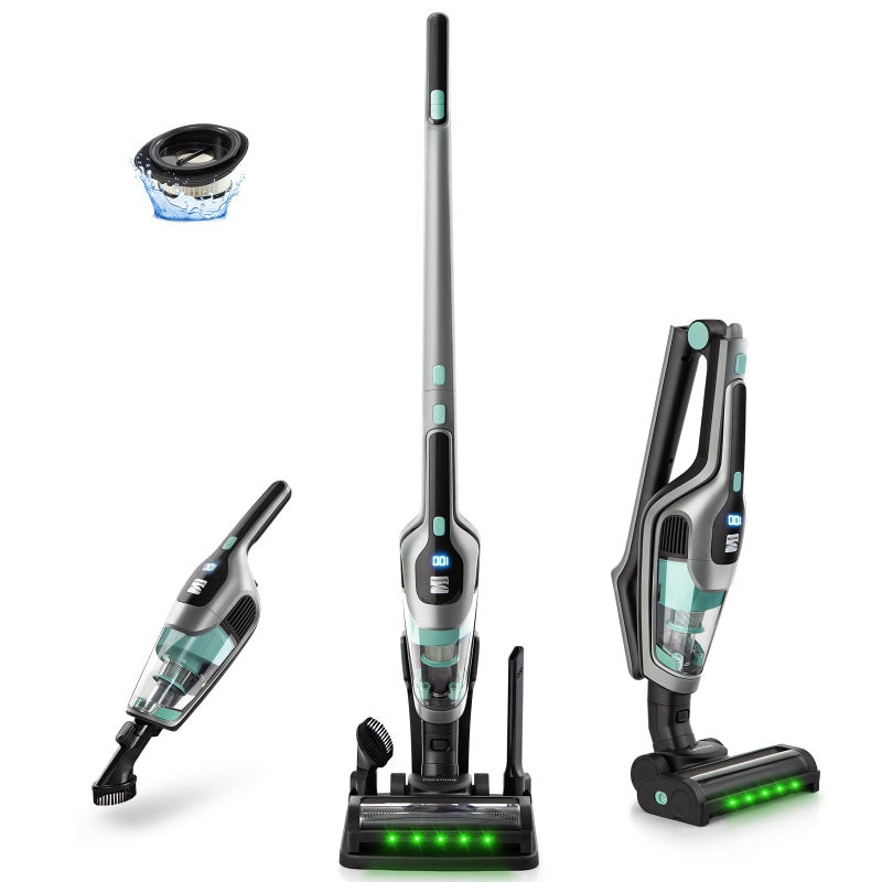 Kenmore 200 Series DS2010 Cordless Stick Vacuum Lightweight Cleaner 2-Speed Power Suction LED Headlight 2-in-1 Handheld for Hardwood Floor, Carpet & Pet Hair - Image 1