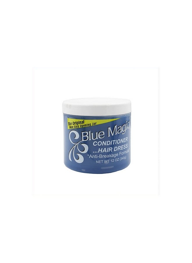 BLUE MAGIC Conditioner Hair Dress, White, 12 Ounce