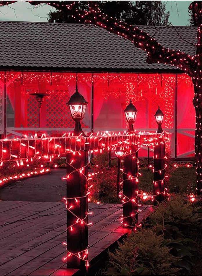 MODI 50 Meter 480 Led string Light waterproof and flexible, Led lights for Home Decorations, Parties, Eid, Diwali,Red  - Image 4