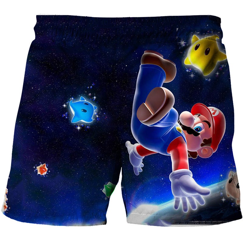 Mario Cartoon Game Character 3D Print Pattern Children'S Clothing Cool Cartoon Beach Pants For Young Men And Women - Image 5
