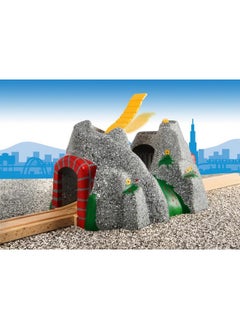 Brio World - 33481 Adventure Tunnel - Interactive Toy Train Accessory For Kids | Enhances Motor Skills | Compatible With All Brio Train Sets | Fsc-Certified Beech Wood | Ideal For Ages 3 And Up  - Image 1
