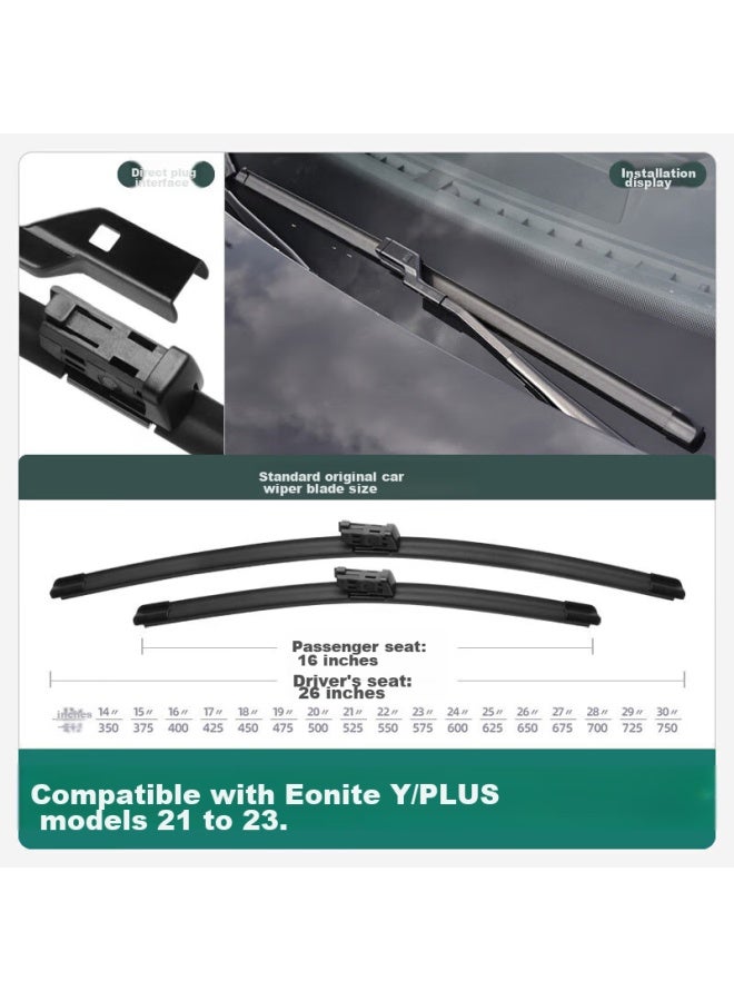 XUFENG Xufeng Car Accessories (xufeng) Aion Y Windshield Wipers For - Plus Models, Aiony Boneless Wiper Blades, Automotive Accessories, Original Equipment Manufacturer (oem)  - Image 2