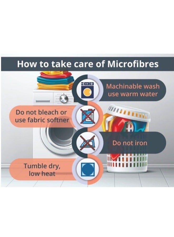 PROMASS Stripe Microfiber White Fitted Sheet - Single 90 x 190 cm - Image 5