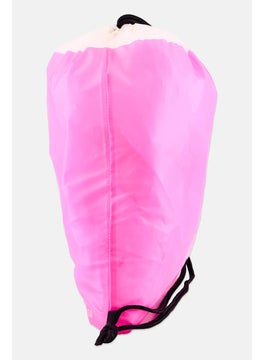 DIADORA Women Brand Logo Sport Bag 40 H x 34 L x 1 W cm, Neon Pink  - Image 4