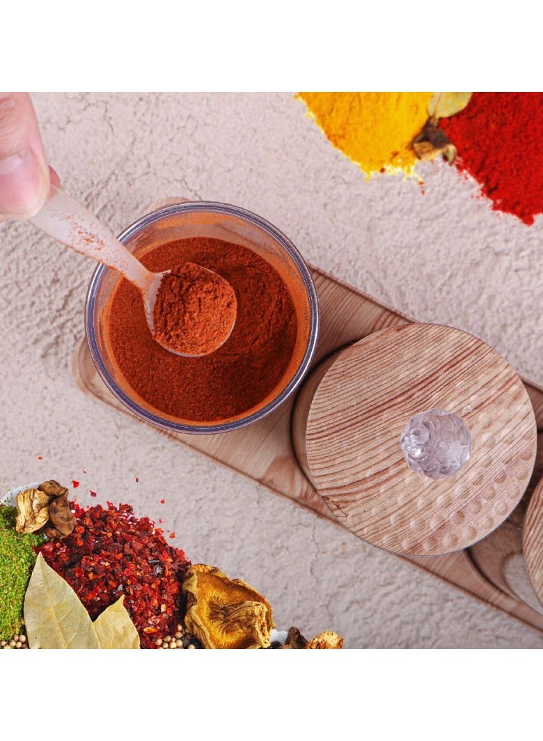 A sugar set with a 4*1 base and elegant covers in wooden colors as a piece of wonderful plastic decor - Image 5