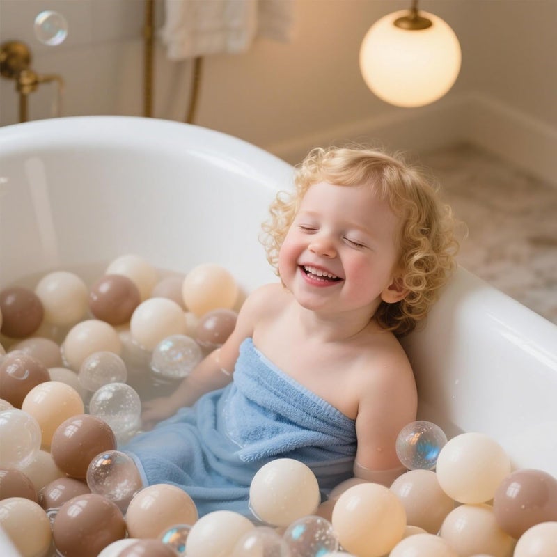 GOGOSO Brown Ball Pit Balls for Toddlers, 100pcs Non-Toxic 2.2-Inch Crush Proof Play Balls - Image 4
