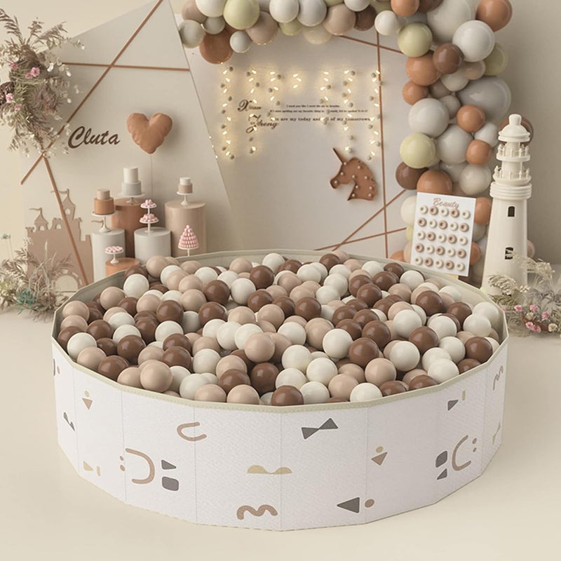 GOGOSO Brown Ball Pit Balls for Toddlers, 100pcs Non-Toxic 2.2-Inch Crush Proof Play Balls - Image 5