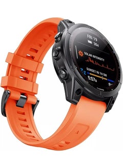 Dado Quick Fit three beads stainless steel band 22 mm Compatible with Garmin watch Fenix 5/Fenix 6/ Fenix 6 Pro/Fenix 5 Plus/Fenix 5/ Approach S60 Smartwatch strap  - Image 1