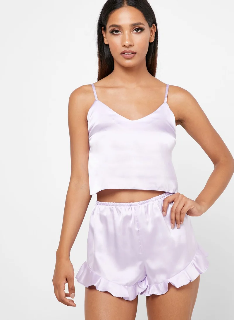 Missguided Cami Top & Shorts Set