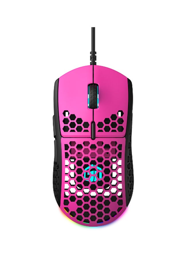 ماوس GamerTek GM16 فائق الدقة بلون التوت