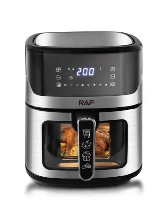 AirFryer 8.3L Size,1600W, Multi-Purpose Machine One-touch Panel,Easy to clean,360° Turbo Airflow Tech, Nonstick Air Fryers Basket,dishwasher-safe, Intelligent weighting，Guided Cooking Prompts - pzsku/Z309EFEC53AB5AA83C1DCZ/45/1746219941/d374bf75-cbf9-4981-980a-19e68fb817a9