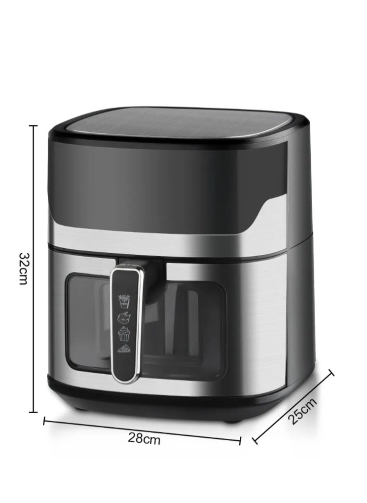 RAF - AirFryer 8.3L Size,1600W, Multi-Purpose Machine One-touch Panel,Easy to clean,360° Turbo Airflow Tech, Nonstick Air Fryers Basket,dishwasher-safe, Intelligent weighting，Guided Cooking Prompts - Image 1