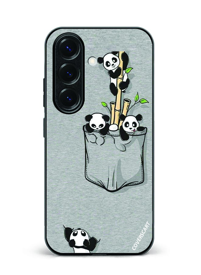 Protective Case Cover For Samsung Galaxy S25 Plus Panda Design Multicolour