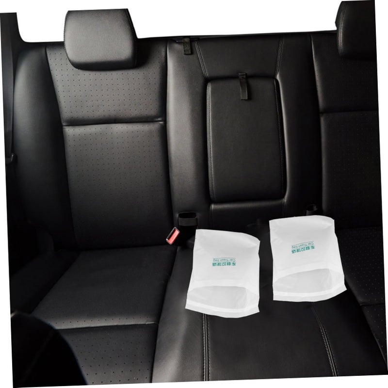100 Pcs Thickened Disposable Car Trash Bags Vomit Garbage Pouches for Vehicle - Image 4