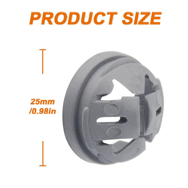 ISPINNER 20pcs 3/8 Inch Trade Size Non-Metallic Button Push-in Cable Connectors, Fits for 1/2 Inch Knockouts - Image 2