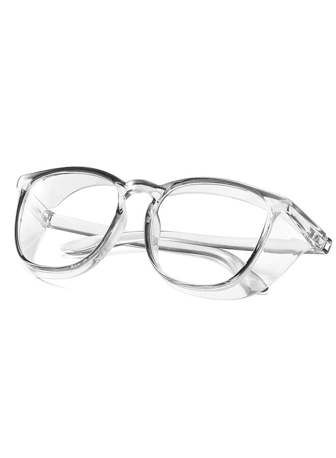 Safety Glasses Anti Fog Goggles Protective Eyewear Blue Light Blocking Anti Dust UV Protection Glasses For Men Women (Grey) - Image 2