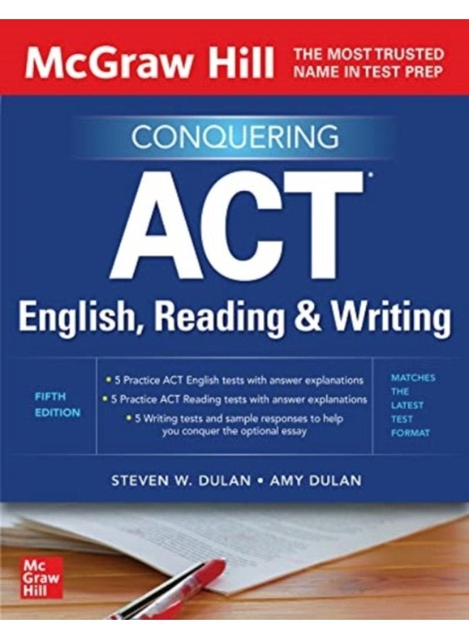 McGraw Hill Conquering ACT English Reading and Writing Fifth Edition - Paperback