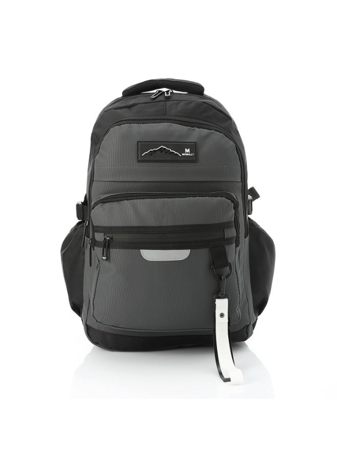 MOMOLLY Laptop Backpack 20 Inch (45cm) – Lightweight with 3 Zippers, internal Pockets, Laptop Pad & Adjustable Straps – Ideal for everyday use - Image 1