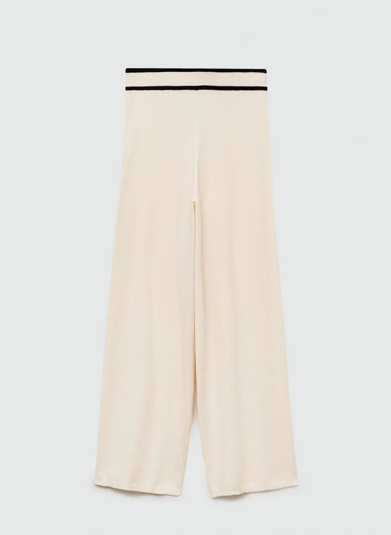 MANGO Straight Knitted Pants