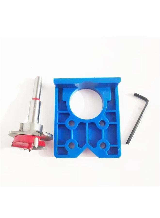 Drill Bit, 35mm Concealed Hinge Jig kit, Wood Drilling Hole Saw Set Woodworking Drilling Tool Wood Cutter for Face Frame Cabinet  - Image 1