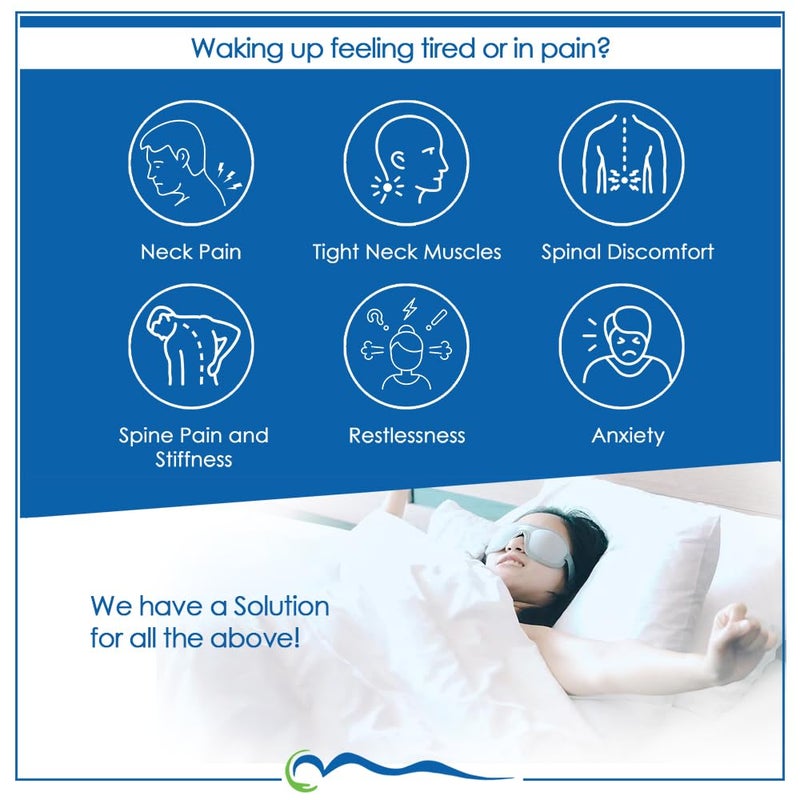 SLEEP & HEALTH Sleep Health Memory Foam Pillow 4 Standard  - Image 4