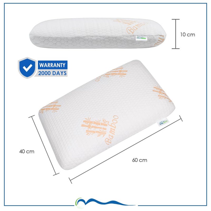 SLEEP & HEALTH Sleep Health Memory Foam Pillow 4 Standard  - Image 2