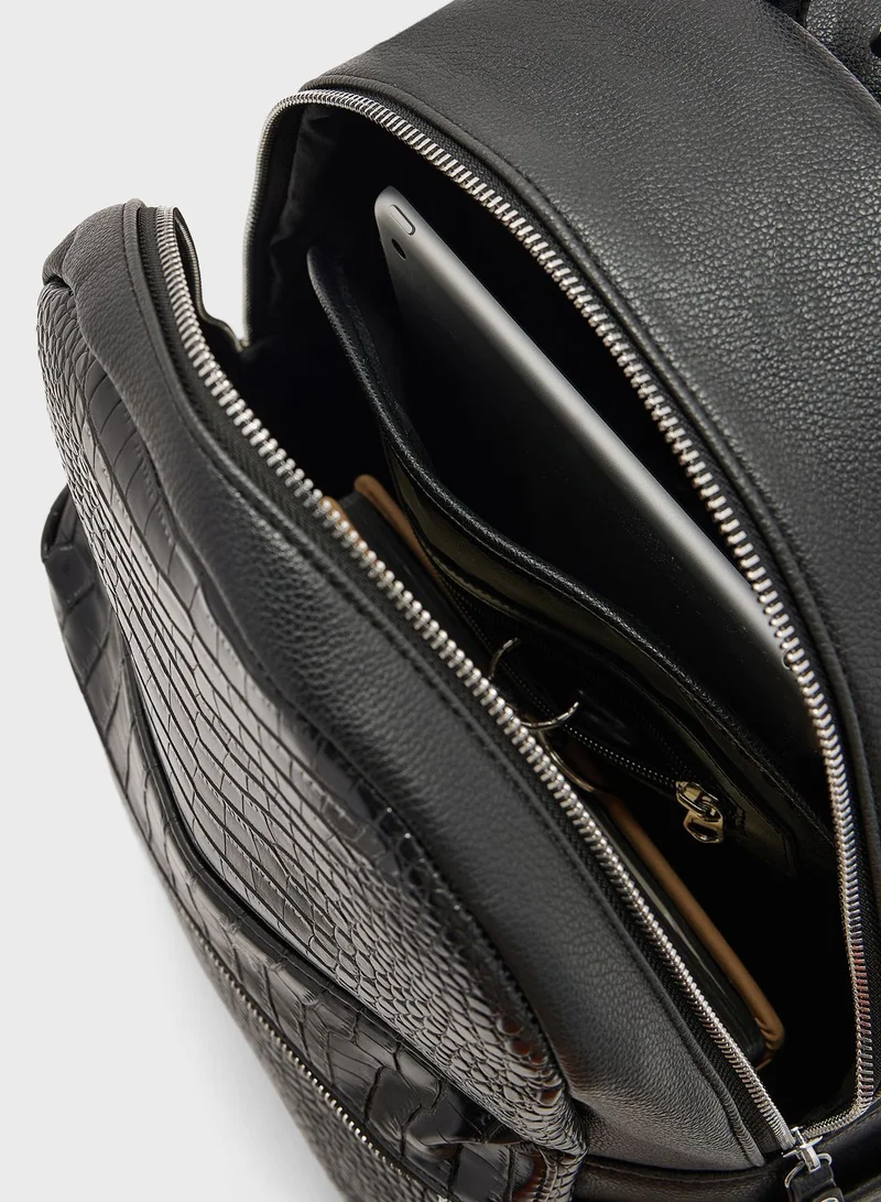 Seventy Five Studded Detail Casual Backpack
